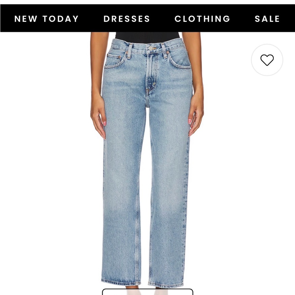 Agolde Valen Straight leg denim